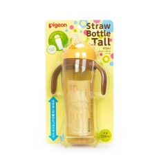 피죤 빨대 보틀 톨(Tall) 옐로[유아용품 육아 아기빨대컵]