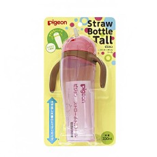 피죤 빨대 보틀 톨(Tall) 핑크 [유아용품 육아 아기빨대컵]